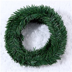 Проволока для поделок и декора «Хвоя» длина — 5 м, диаметр — 3.5 см, зелёная