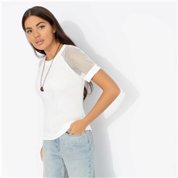 Футболка из эластичной ткани, Талант перемен (white)