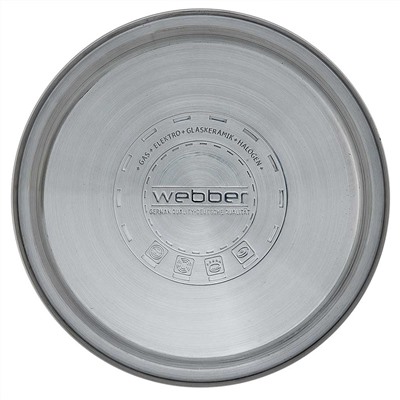 Чайник со свистком 3 л из нержавеющей стали, капсулированное дно WEBBER BE-0524