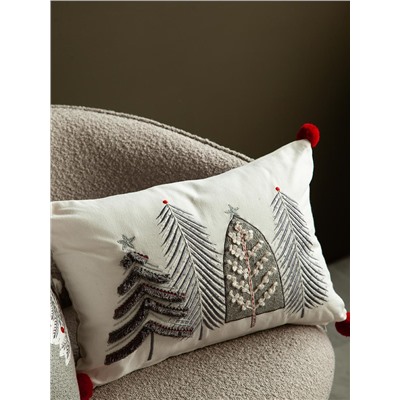 Чехол на подушку Enchanted pines из коллекции New Year Essential, 30х45 см