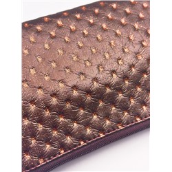 Sunflower Косметичка женская лодочка с тиснением, коричневый