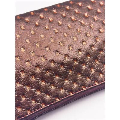 Sunflower Косметичка женская лодочка с тиснением, коричневый