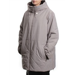 F-804 GRAY BEIGE Куртка демисезонная женская (100 гр. холлофайбер)