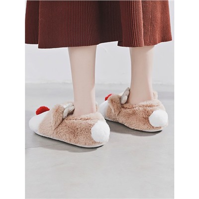 Тапочки «Олени» с задником