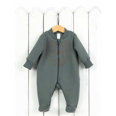 Комбинезон на стопе Baby Boom К376/10-Ф Тёмный шалфей