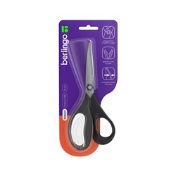 Ножницы Berlingo "Easycut 200" 16см, эргономичные ручки, европодвес