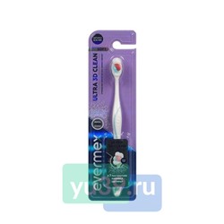 "Evermex" З/щетка Ultra 3D Clean, голубая, мягкая, 1шт (144)