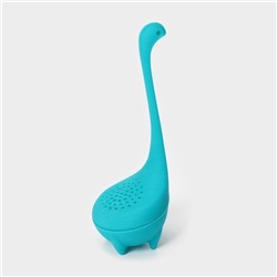 Ситечко для чая «Динозавр», 14.5 см, цвет бирюзовый