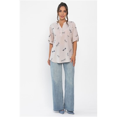 Блуза Флоретта (бежевая) Б13974-20М