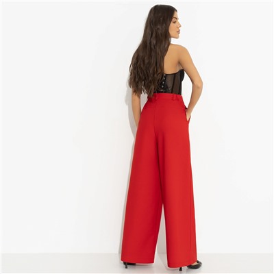 Брюки с карманами, Легкой походкой (red)