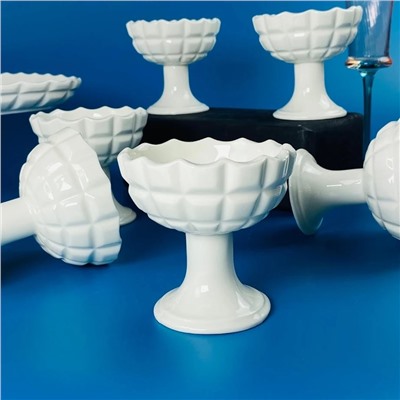 163-044 Набор из 6 креманок 10,5х9,5см КОРНЕЛИЯ в под.уп.(х8)Фарфор