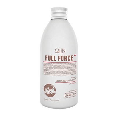 Оллин Професионал Full Force Интенсивный восстанавливающий шампунь с маслом кокоса, Ollin Professional 300 мл