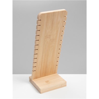 Подставка под цепочки QF, на 12 мест, 10×10×27, чёрная