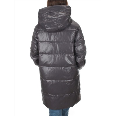 S21121 DK.GRAY Куртка зимняя женская (150 гр. холлофайбера)
