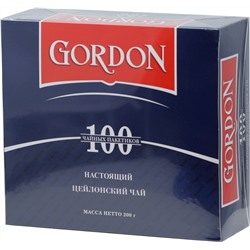 GORDON. Цейлонский 200 гр. карт.пачка, 100 пак.