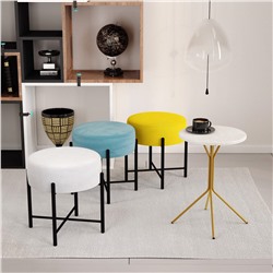 Пуф SHT-B4
                        голубая пастель / черный муар