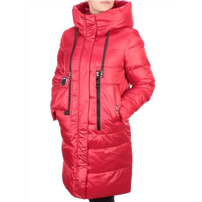 6809 RED Пальто зимнее женское KARERSITER (200 гр. холлофайбер)