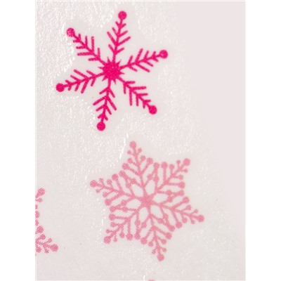 Слайдеры для ногтей «Снежинки», розовые