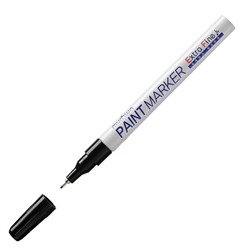 Маркер-краска MunHwa "Extra Fine Paint Marker" черная, 1мм, нитро-основа