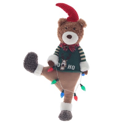 GAEM Игрушка набивная с подсветкой "Медвежонок" (2хААА, н/п), L40 W16 H73/59 см