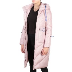 9190 PINK Пальто зимнее женское EVCANBADY (200 гр. холлофайбера)