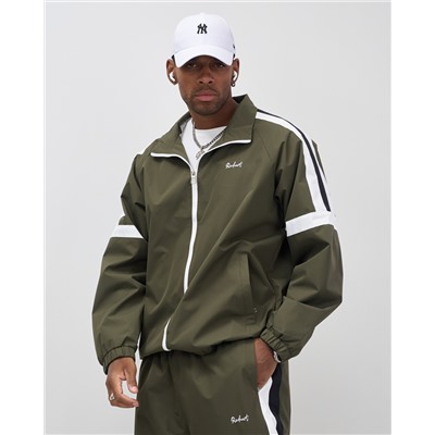 Спортивный костюм мужской весна-лето цвета хаки 25736Kh