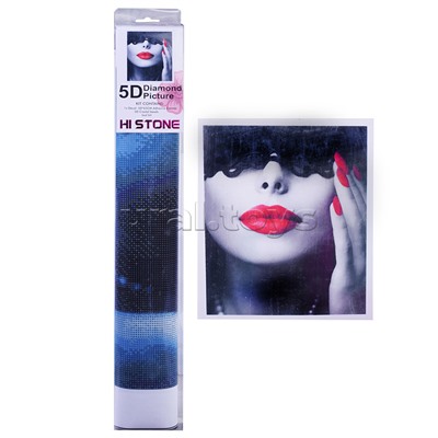 Мозаика "Красные губы" 50*65см