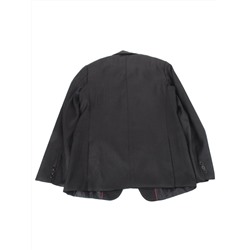 B-4 DK. GRAY Костюм тройка школьный для мальчика (65% шерсть, 35% хлопок)