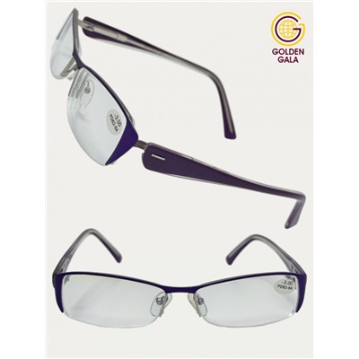 Очки готовые с диоптриями Арт030 Purple/Silver