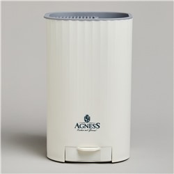 ПОДСТАВКА ДЛЯ НОЖЕЙ AGNESS С ТОЧИЛЬНЫМ КАМНЕМ 13,6*14,6*23 СМ