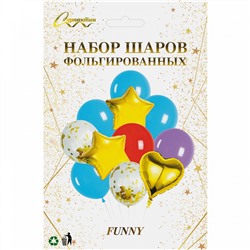 Набор шаров 12 шт "FUNNY"