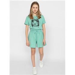 Шорты для девочки Cherubino CSJG 70394-37-379 Зеленый