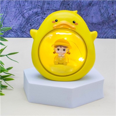 Ночник «Baby duck», yellow (10 см), пластик