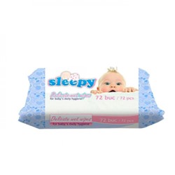Салфетки Влажные SLEEPY для детей КЛАССИК 120 шт. с клапаном