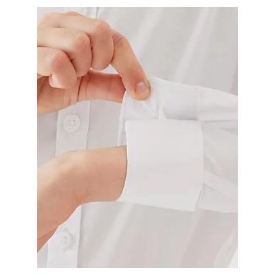Boys' 2pk Skinny Fit Stretch School Shirts (2-16 Yrs)