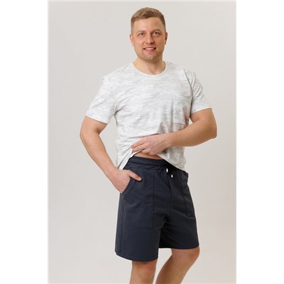 Мужской костюм с шортами 2268 / Серый