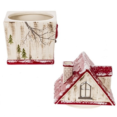 GAEM Конфетница "Дом", 2100 мл, L18,5 W18,5 H26 см