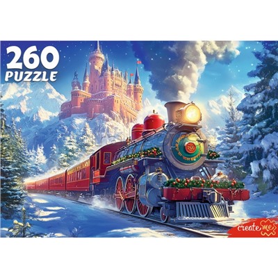 Пазлы 260 "Новогодний экспресс"