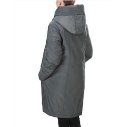 21-975 DARK GREEN Пальто зимнее женское AIKESDFRS (200 гр. холлофайбера)