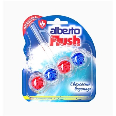 Чистящее средство для унитаза Flush с ароматом "Свежесть водопада" 1шт