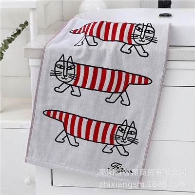 Gauze towel for face washing, soft cleansing milk for home use, Birthday gift