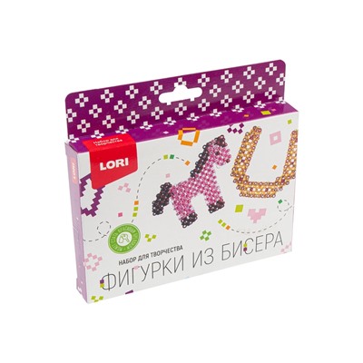 Фигурки из бисера «Лошадка, подкова», набор для творчества