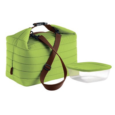Набор из термосумки и контейнера Handy, 3 л, зеленый