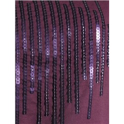 Нарядная футболка с принтом пайетками