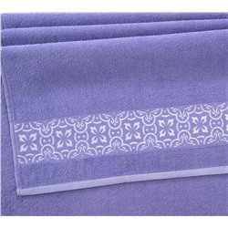 Полотенце махровое Мозаика сиреневый Текс-Дизайн