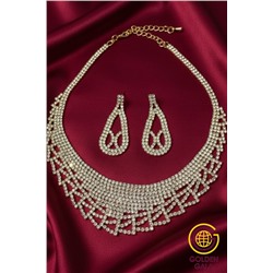 Набор бижутерии "Вечерний шарм" Арт Н5 модель 4 золото