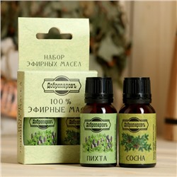 Набор эфирных масел пихта, сосна «Добропаровъ», 2 шт. по 17 мл