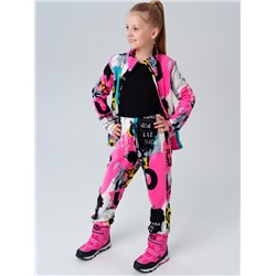 Комплект для девочки: куртка и брюки флисовые