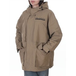 3106 DK. BEIGE Куртка демисезонная женская (100 гр. холлофайбер)