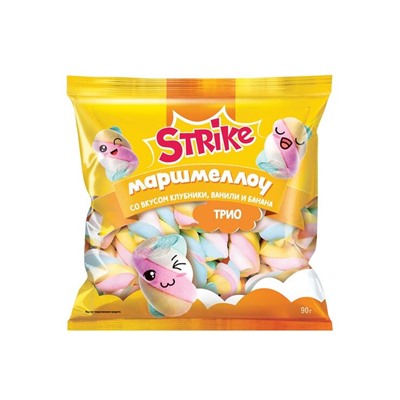 «Strike», маршмеллоу trio, 90 г